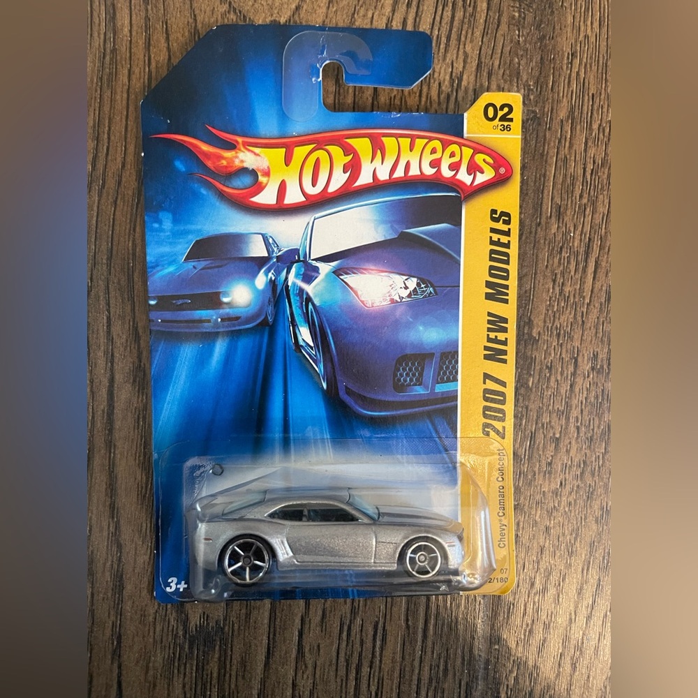 Hot Wheels Chevy Camaro concept silver 2007 new models